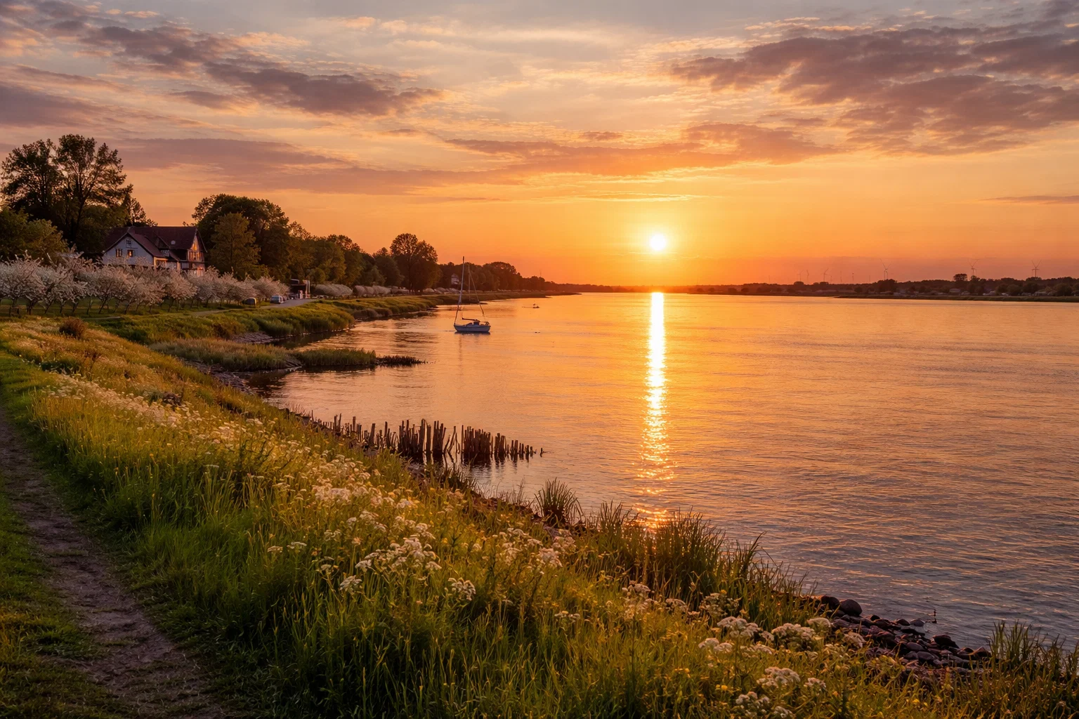 Die beste Reisezeit für das Alte Land: Wann sich ein Aufenthalt besonders lohnt